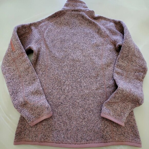 Patagonia Worn Wear 1/4 Zip Women's Better Sweater in Kiln Pink Size Medium - Picture 5 of 14